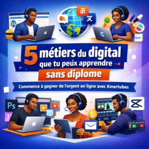 5 métiers du digital que tu peux apprendre sans diplôme